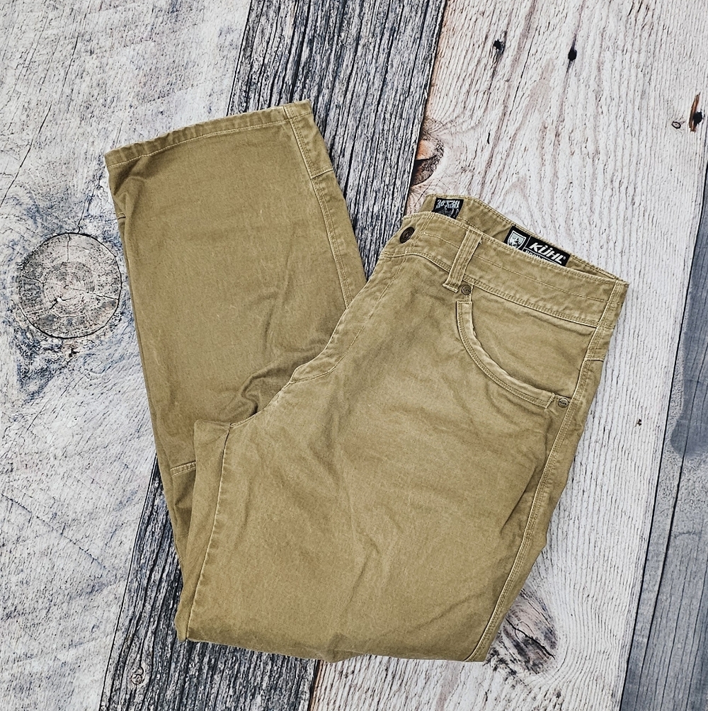 Kuhl Ryder Vintage Patina Dye Pants Men's Size 34x30 Canvas Hiking Adventure - Picture 2 of 14